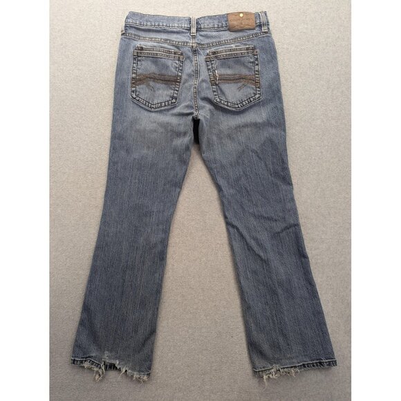 Cody James Jeans Mens 34x32 Blue Bootcut Western Stretch Denim Distressed Faded - Picture 10 of 16